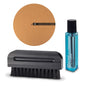 Record Doctor Anti-Static Vinyl Record Cleaning Kit with 12" Cork Turntable Slipmat