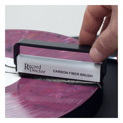 Record Doctor Anti-Static Vinyl Record Cleaning Kit with 12" Cork Turntable Slipmat