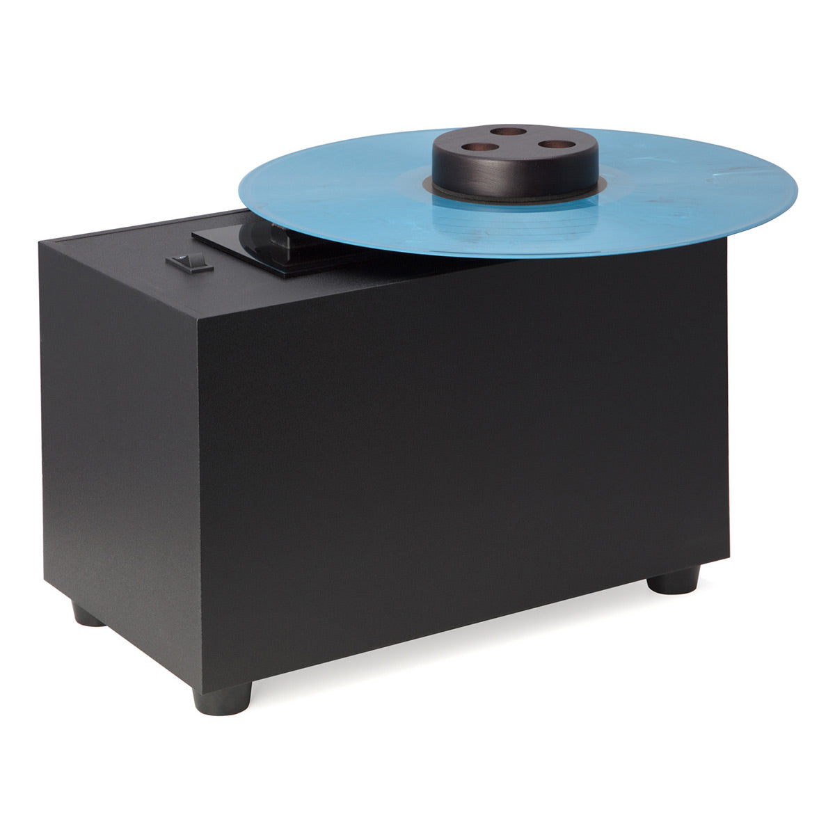 Record Doctor V Record Cleaning Machine with RxLP Cleaning Solution, Low Profile Record Clamp, and 12" Cork Turntable Slipmat