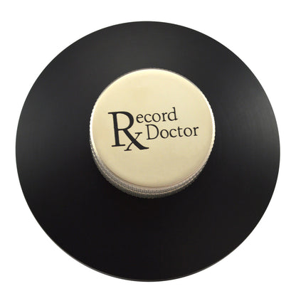 Record Doctor V Record Cleaning Machine with RxLP Cleaning Solution, Low Profile Record Clamp, and 12" Cork Turntable Slipmat