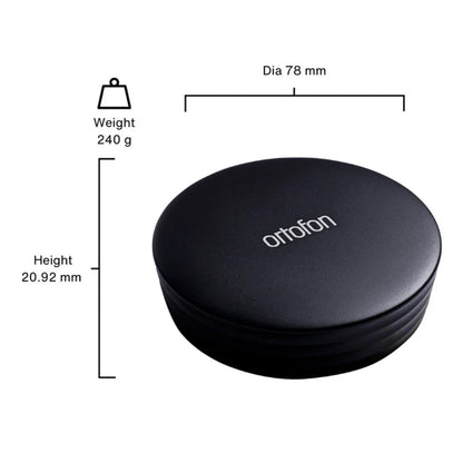 Ortofon Aluminum Record Stabilizer - 240g (Black)
