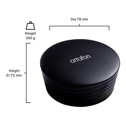 Ortofon Heavy Aluminum Record Stabilizer - 350g (Black)