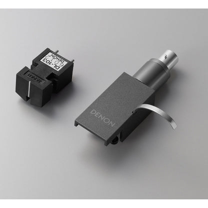 Denon DLA110GS 110-year Anniversary Edition MC Turntable Cartridge with Premium Headshell (Silver Graphite)