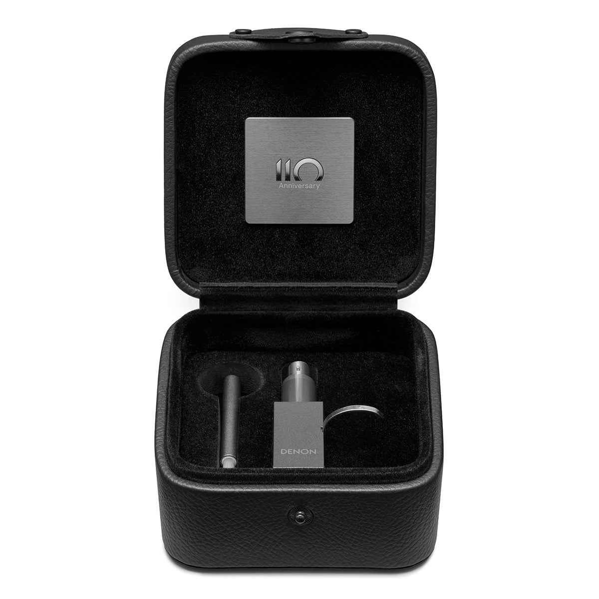 Denon DLA110GS 110-year Anniversary Edition MC Turntable Cartridge with Premium Headshell (Silver Graphite)