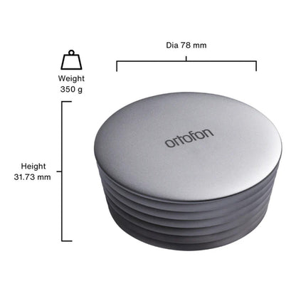 Ortofon Heavy Aluminum Record Stabilizer - 350g (Silver)