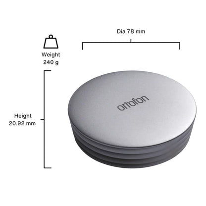 Ortofon Aluminum Record Stabilizer - 240g (Silver)